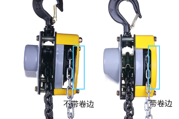 兩種不同的手拉葫蘆罩殼